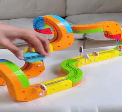Colorful Kids Magnetic Construction Blocks