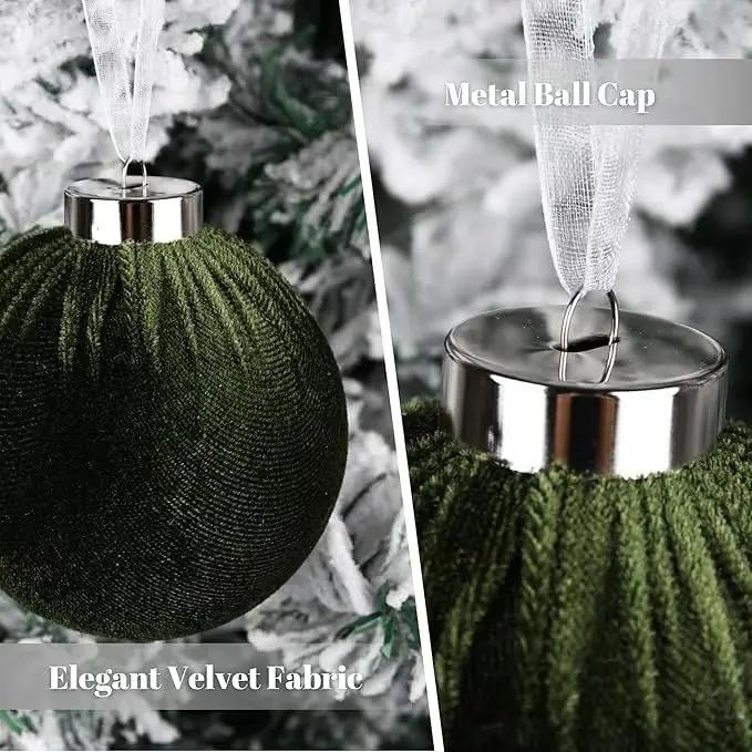 Luxurious Plush Holiday Tree Decorations