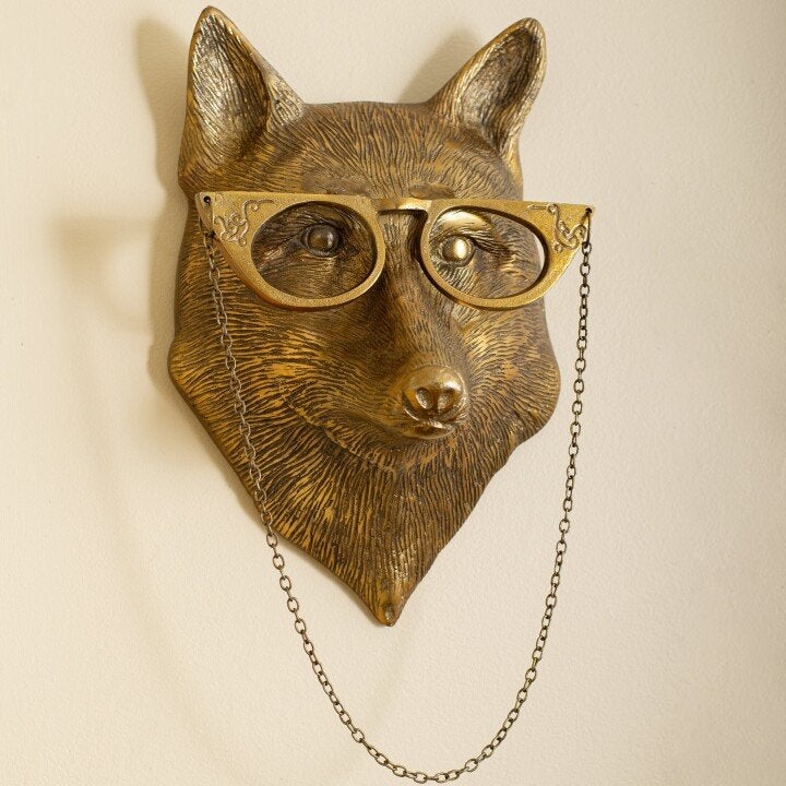 Vibrant Animal Head Wall Decor