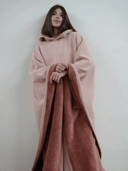 Warm Fleece Hooded Sweatshirt for Men and Women