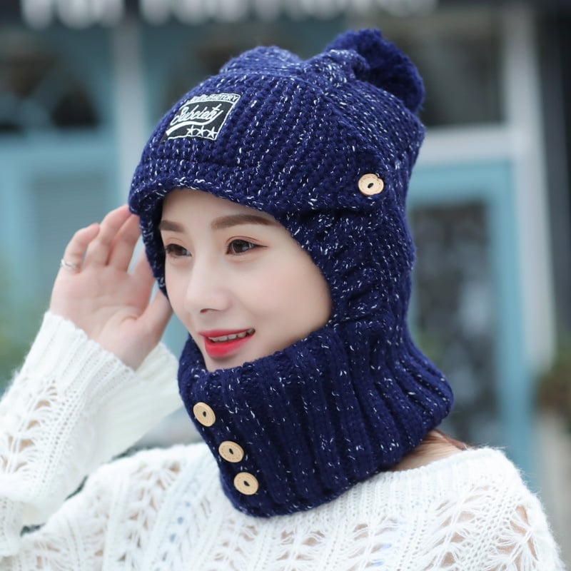 Cozy Winter Beanie and Scarf Set for Ladies - Luxicro