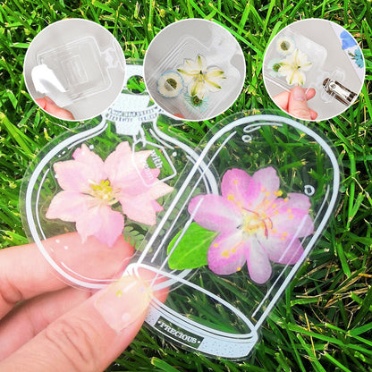 Delicate Flower Design Bookmark