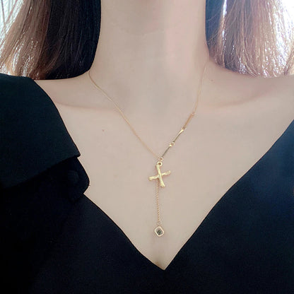 Custom Monogrammed Pendant Necklace
