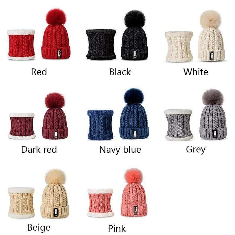 Soft Fuzzy Winter Knit Beanies