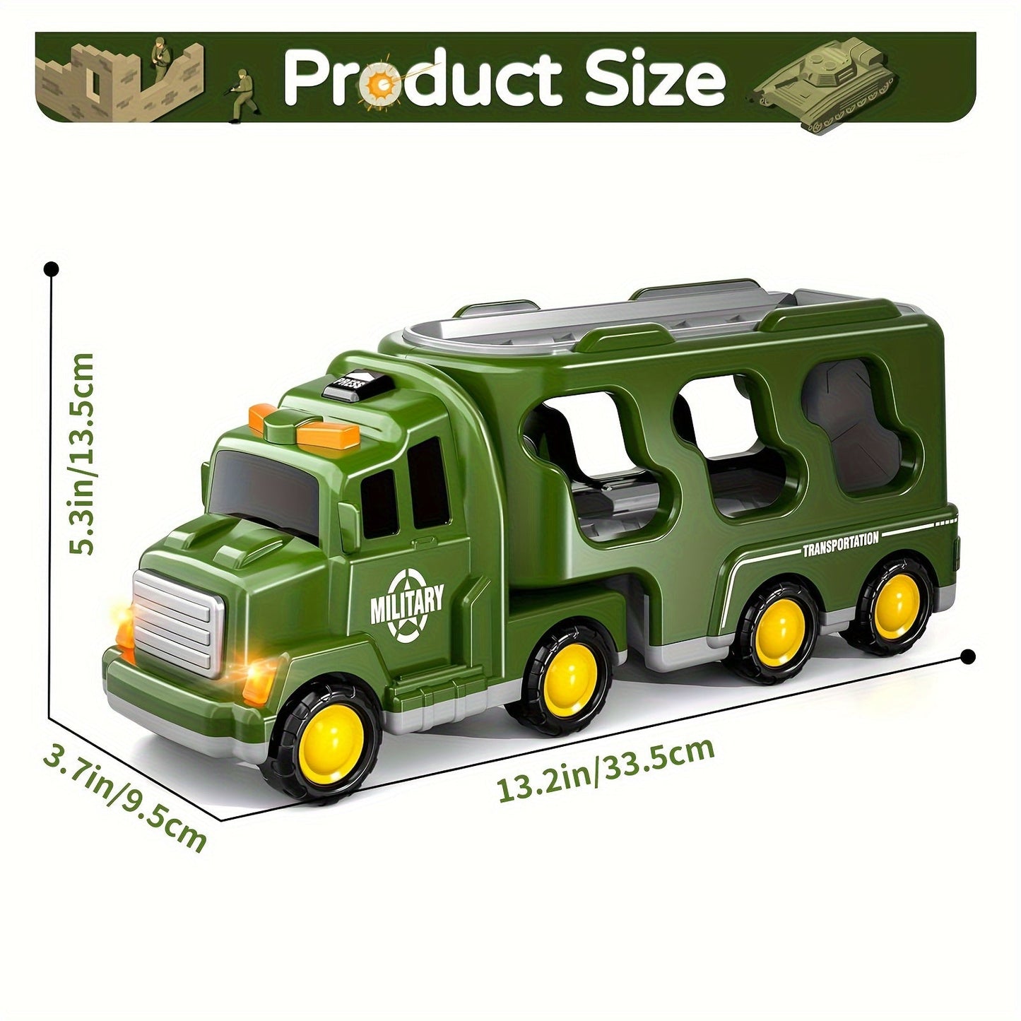 Ultimate Military Action Playset with 14 Vehicles