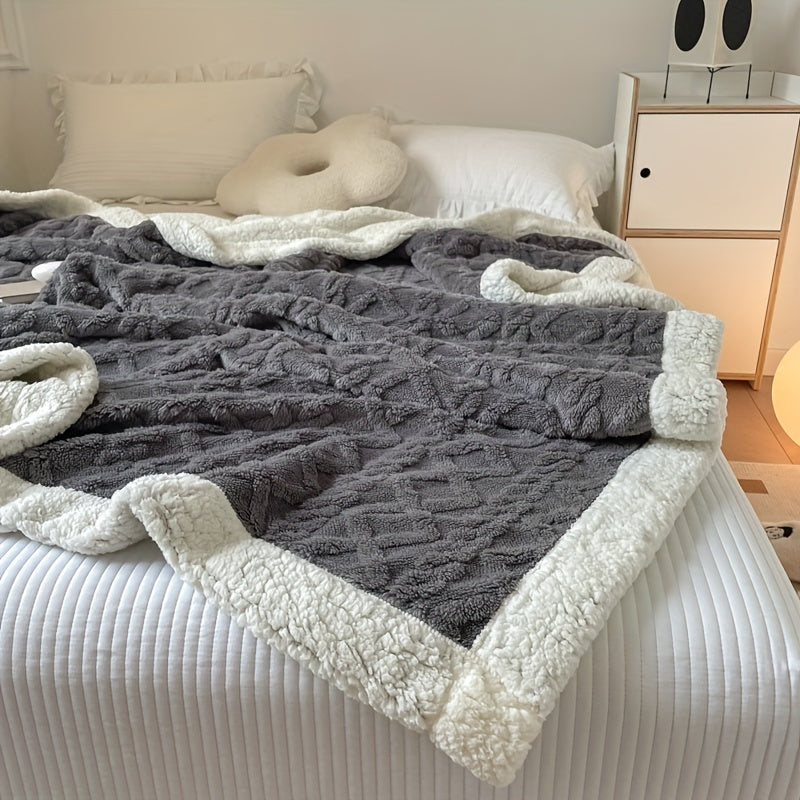 Cozy Plush Throw Blanket for Home Decor