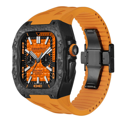 Durable Carbon Fiber Apple Watch Ultra Case Kit