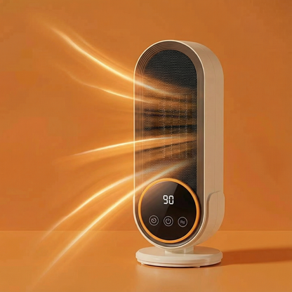 Compact Electric Portable Ceramic Heater with Quick Heat - Luxicro