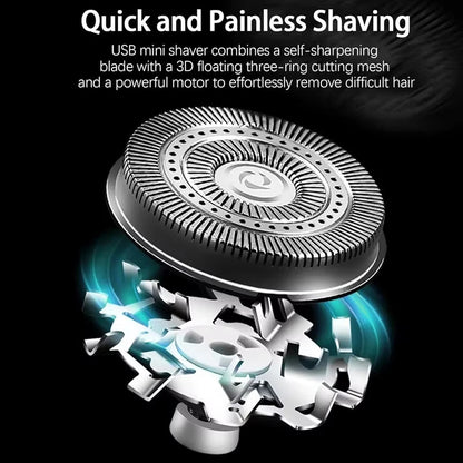 Compact Travel Razor for Close Shave
