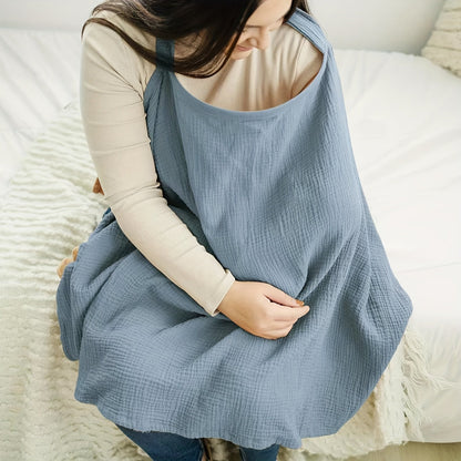 Cozy Nursing Blanket - Gentle Cotton Cover for Moms