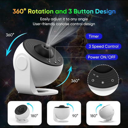 Cosmic Star Night Light Projector