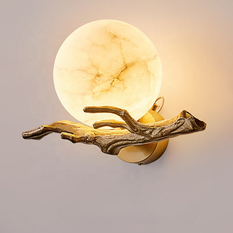 Luxury Marble Effect Wall Light - Luxicro