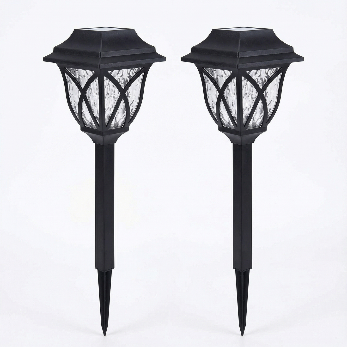 2 Pack Outdoor Solar LED Pathway Lights - Luxicro