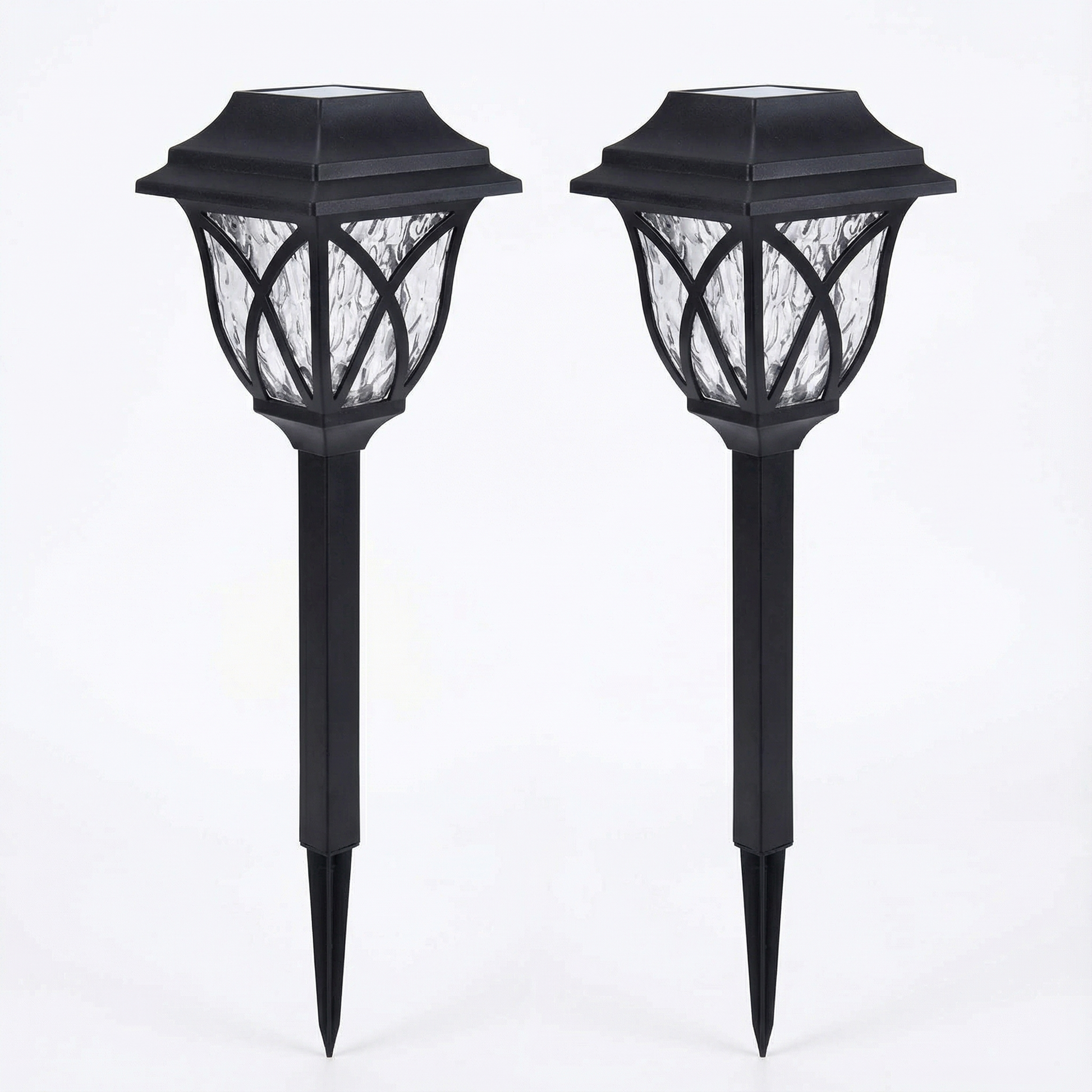 2 Pack Outdoor Solar LED Pathway Lights - Luxicro