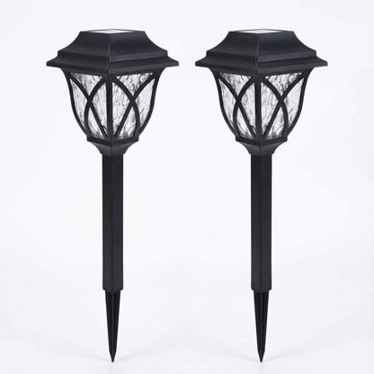 2 Pack Outdoor Solar LED Pathway Lights - Luxicro
