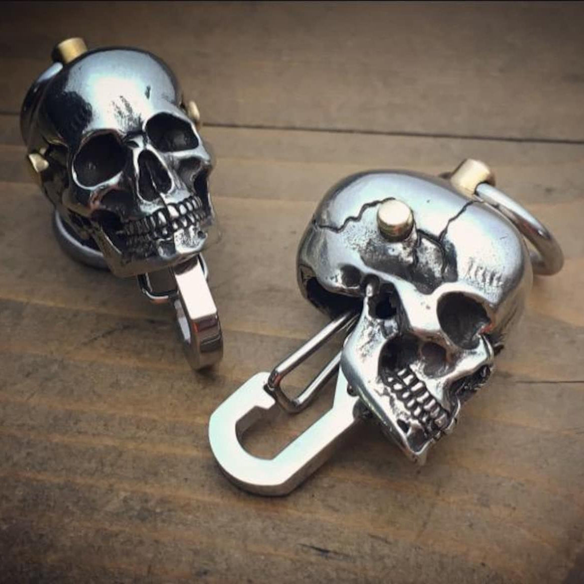 Cool 3D Skull Keychain