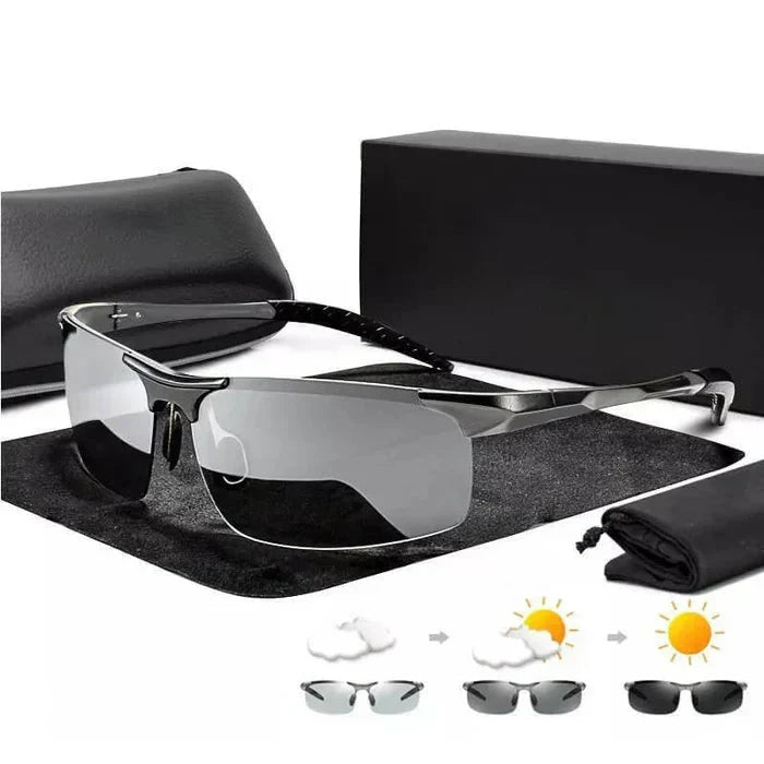 Stylish Smart Glasses with Auto Tint Lenses