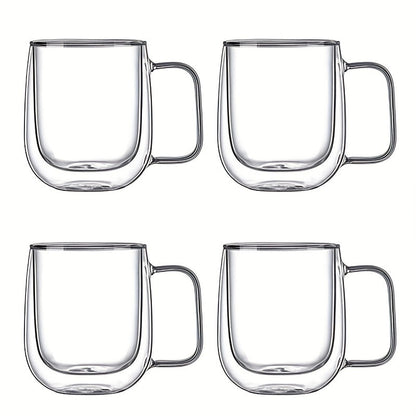 Insulated Double Wall Glass Coffee Mug