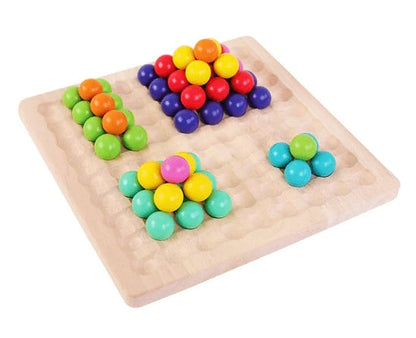 Classic Wood Bead Puzzle Board
