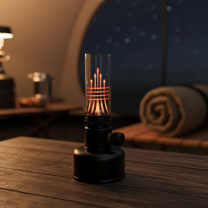 Small Outdoor Fire Pit Table Lamp