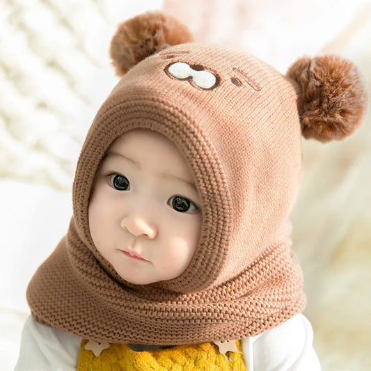 Cozy Baby Animal Hat with Fleece Lining - Luxicro