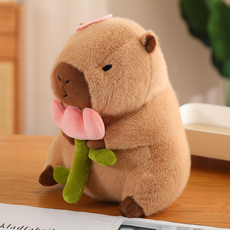 Cuddly Plush Capybara Stuffed Animal Toy