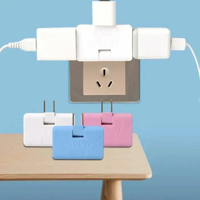 Adjustable 180 Degree Swivel Power Outlet - Luxicro