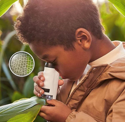 Compact Travel Microscope for Kids - Luxicro