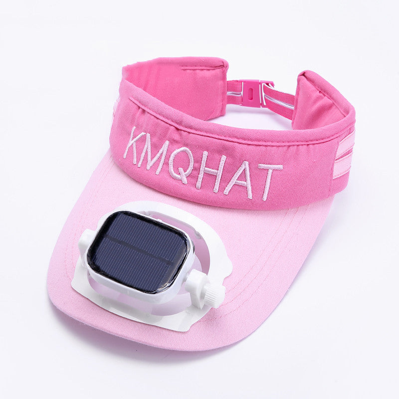 Breathable Mesh Athletic Baseball Cap with Cooling Fan