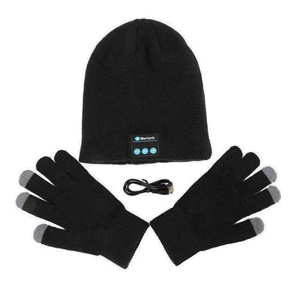Cozy Bluetooth Beanie with Phone Gloves