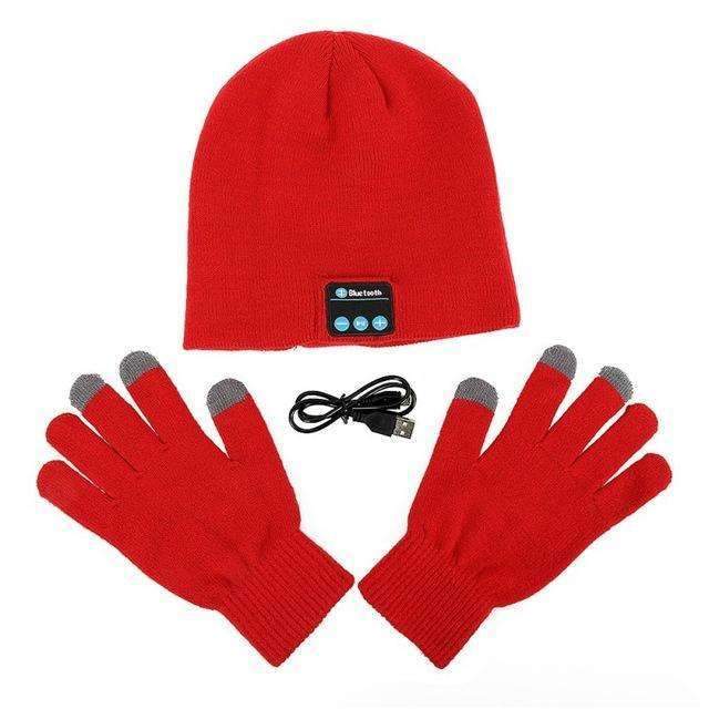 Cozy Bluetooth Beanie with Phone Gloves - Luxicro