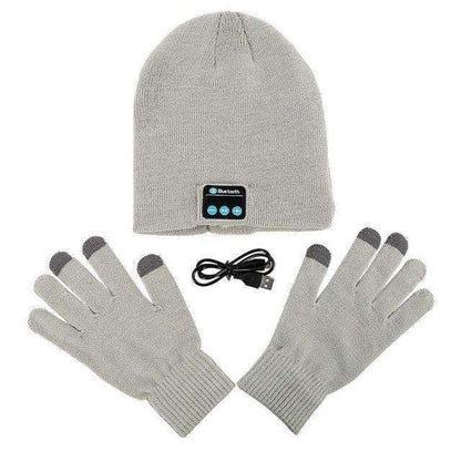 Cozy Bluetooth Beanie with Phone Gloves