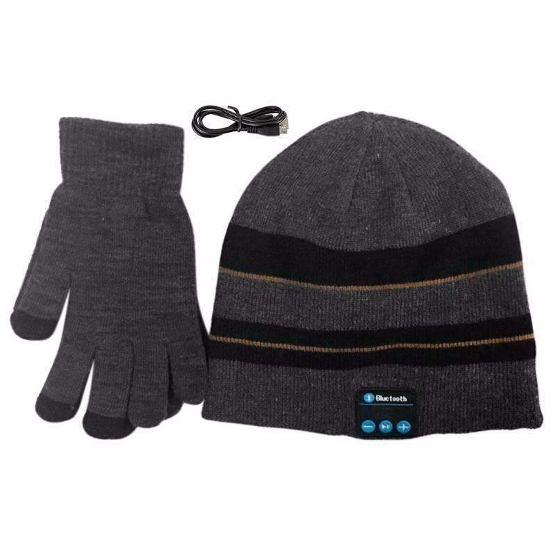 Cozy Bluetooth Beanie with Phone Gloves