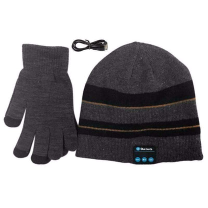 Cozy Bluetooth Beanie with Phone Gloves
