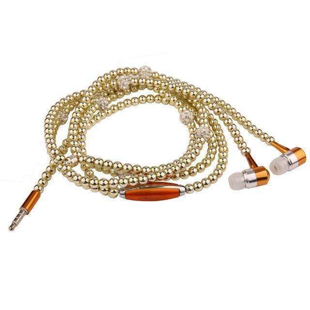 Elegant Beaded Earbud Pendant