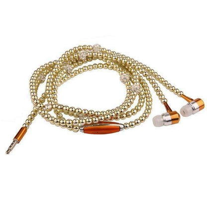 Elegant Beaded Earbud Pendant