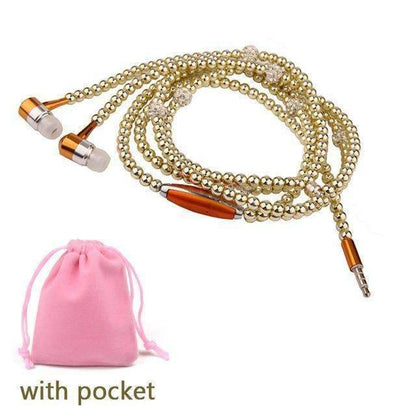 Elegant Beaded Earbud Pendant