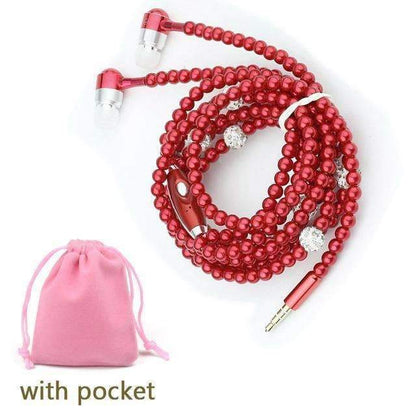 Elegant Beaded Earbud Pendant