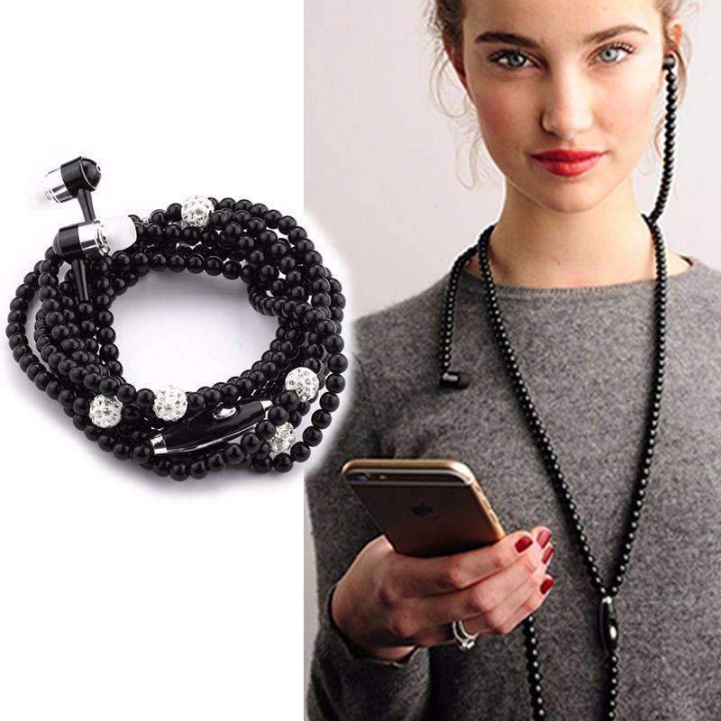 Elegant Beaded Earbud Pendant