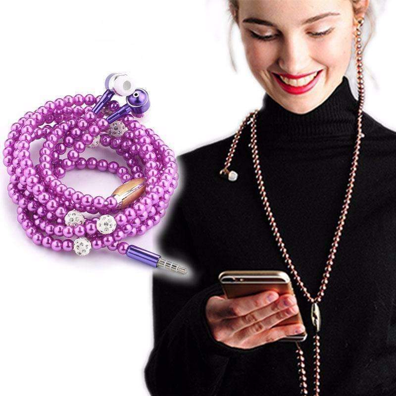 Elegant Beaded Earbud Pendant