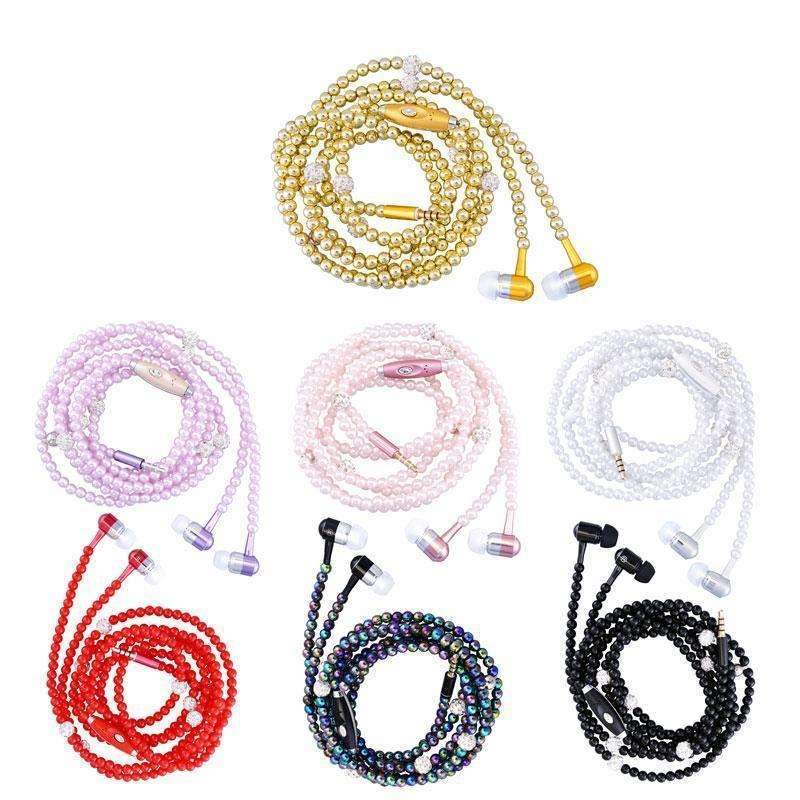 Elegant Beaded Earbud Pendant