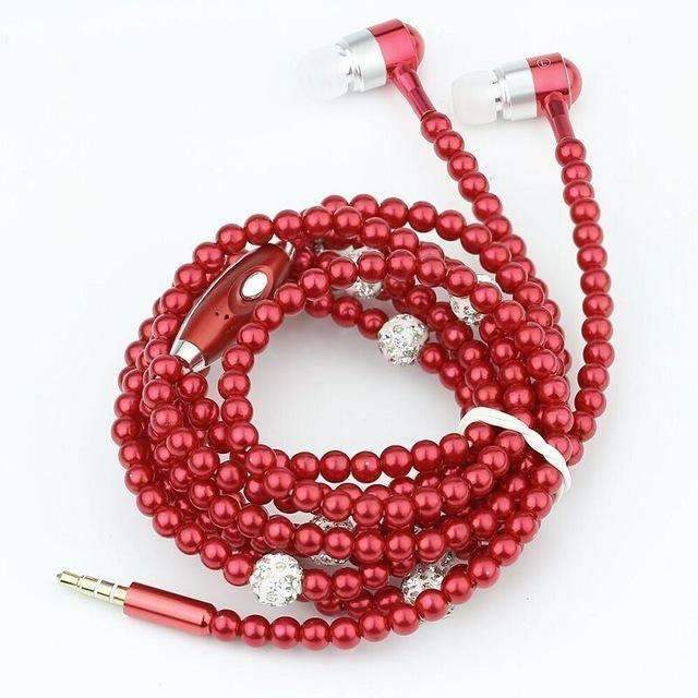 Elegant Beaded Earbud Pendant - Luxicro