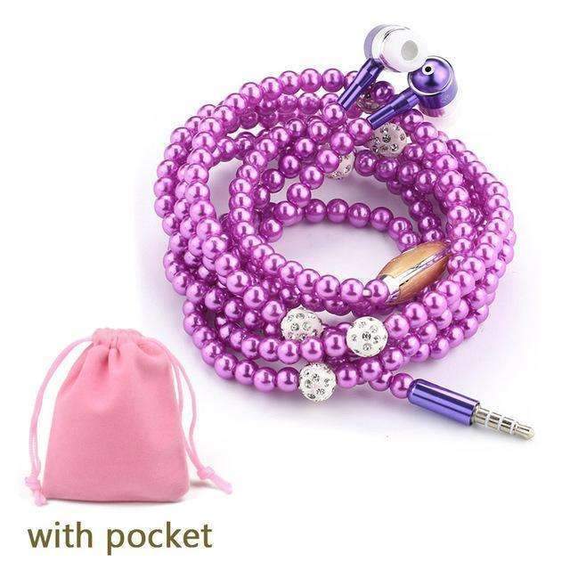 Elegant Beaded Earbud Pendant