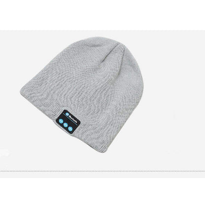 Cozy Winter Hat with Wireless Headphones and Microphone