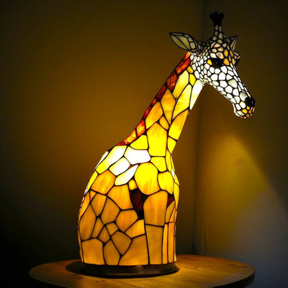Fashionable Wild Print Table Lamp