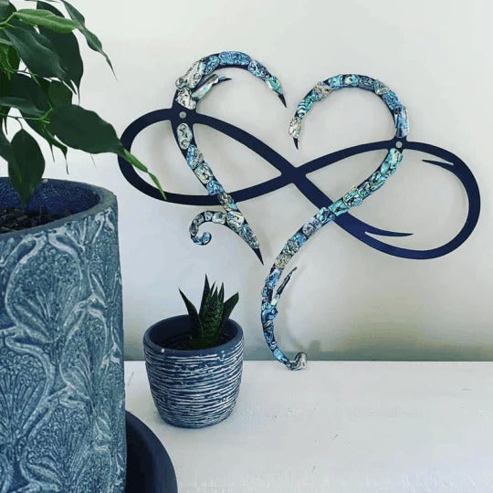 Beautiful Iron Heart Wall Art