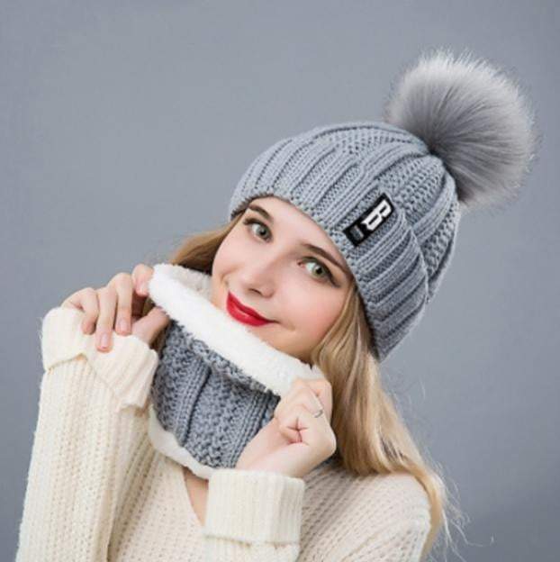Soft Fuzzy Winter Knit Beanies