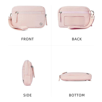 Stylish Women's Nylon Clutch Bag with Pockets