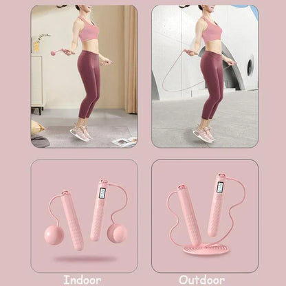 Adjustable Weighted Fitness Jump Rope