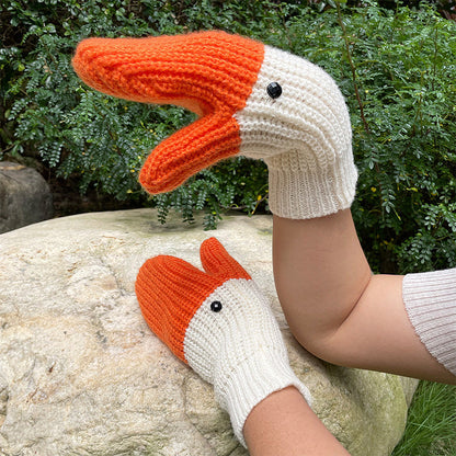 Fun Cozy Duck Gloves - Luxicro
